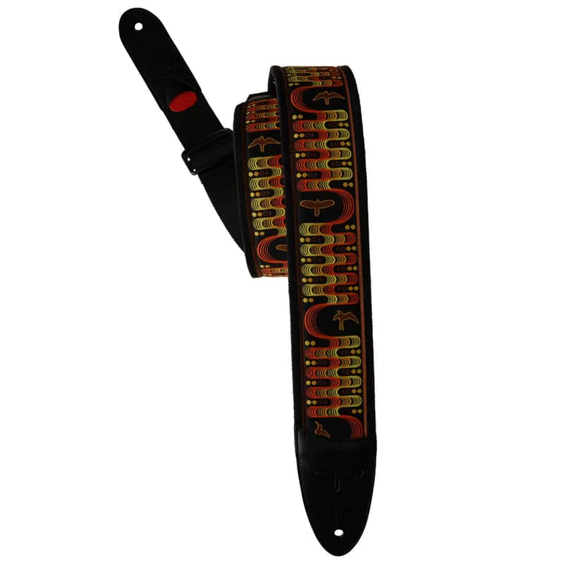 PRS 2' Deluxe Retro Custom Jacquard Birds Strap Orange - Now $55.80