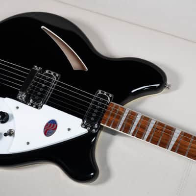 Rickenbacker 360 Semi-Hollow Electric Guitar | Jetglo | Brand New | $95 Worldwide Shipping! image 16