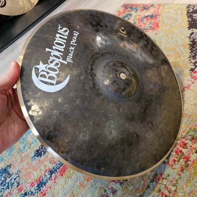 Bosphorus 14" Black Pearl Hi Hats 888g/1100g image 6