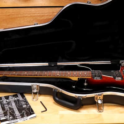Fender Tele-Sonic + OHSC 1999 - Nice! Crimson Red Transparent 85830 image 3