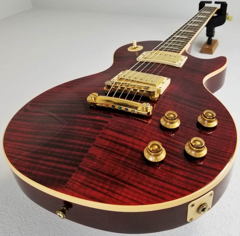 2005 Gibson Les Paul Standard Plus Top Wine Red Electric Guitar