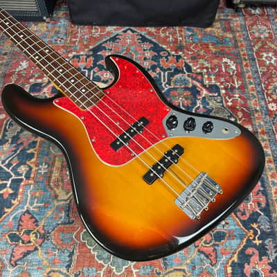 Fender Japan 62 Reissue Jazz Bass JB62 3 Tone Sunburst Fujigen Japan -1993-94 image 6