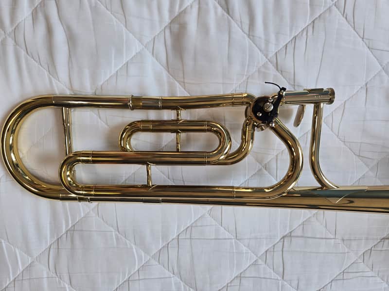 King 2103 3B Legend Series Trombone with F-Rotor Clear Lacquer Brass image 1