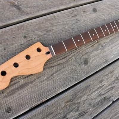Precision Bass neck, lefty, flamed roasted maple image 4