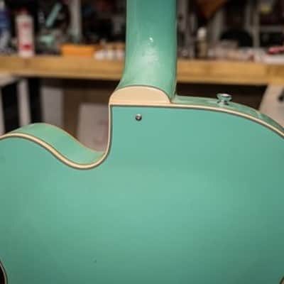 Epiphone Archtop P90 Pick Ups Turquoise 2000's image 5