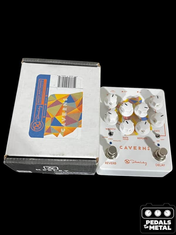 Keeley Caverns Reverb / Delay V2 2017 - Present - White - X17754 image 1