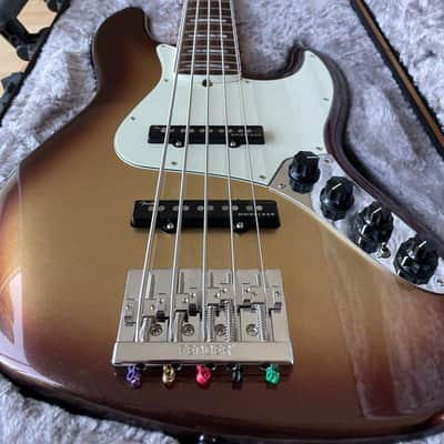 Fender Fender American Ultra Jazz Bass V RW MBST 2022 - Mochaburst image 5