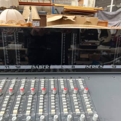Immagine Allen & Heath Saber Mk2 Plus 32ch Mixing Console M32134 + RPS2 PSU - Vintage Allen & Heath Saber Mk2 Plus Late 1980s - Grey/Black - 8