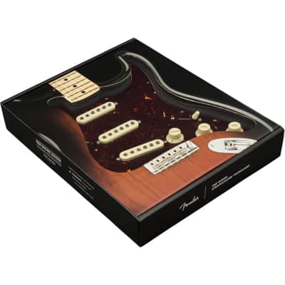 Fender Pre-Wired Strat Pickguard, Texas Special SSS Tortoise Shell - Single Coil Pickup for Guitars image 3