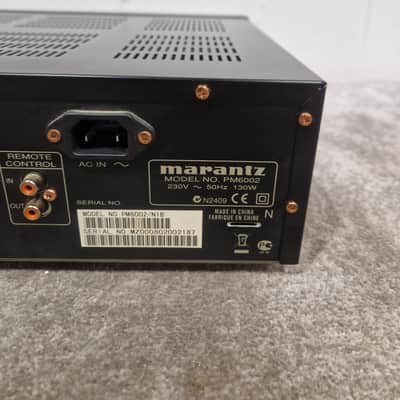 Marantz PM6002 - Integrated Amplifier - Black - Good w/ remote image 10