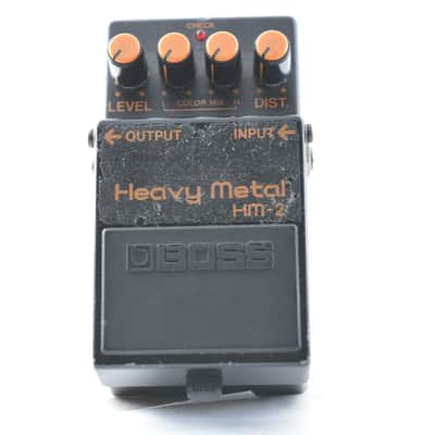 Boss HM-2 Heavy Metal Vintage 80's Black Label Made in Japan Pedal
