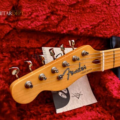 ♚RARE♚CLEAN♚2019 FENDER American '50's Original TELECASTER♚LEFT HANDED♚7.3 LBS !♚ FAT NECK LEFTY ! image 21