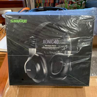 Shure AONIC 40 Wireless Noise Cancelling Headphones 2022 - Present - Black image 1