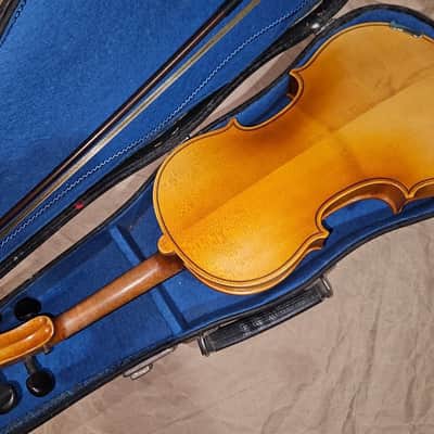 Josef Lorenz Luby (Schonbach) 3/4 Violin, Czech, Glasser bow. Very Good Cond image 4