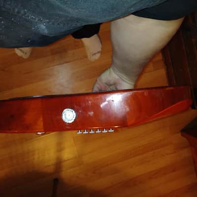 Jackson Dinkyish ? trans orange over flamed maple image 8