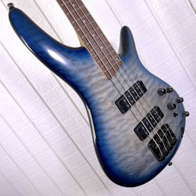 Ibanez SR400EQM Stained Cosmic Blue Starburst - Blemished image 5