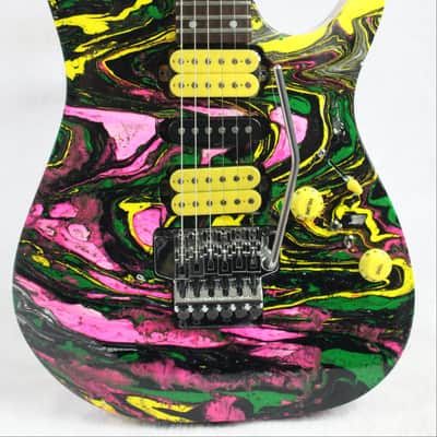 Custom Swirl Painted and Upgraded (MIK) Ibanez RG 270 Electric Guitar image 1