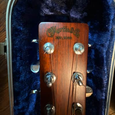 1975 Martin D-18L Left-Handed Acoustic Guitar w/ Original Case & Paperwork image 13