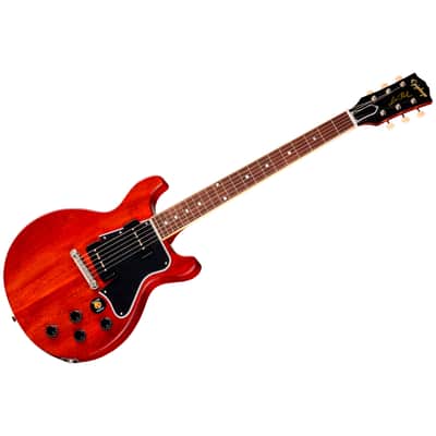 1960 Les Paul Special Double Cut Reissue Cherry Red + Étui Epiphone image 2