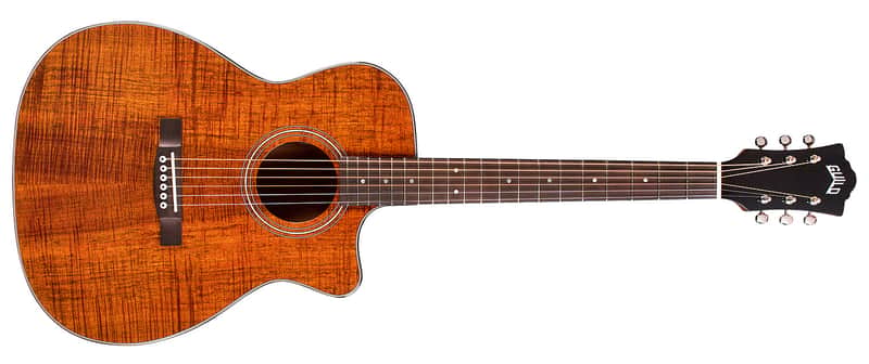 Guild OM-260CE Deluxe Blackwood NAT image 1