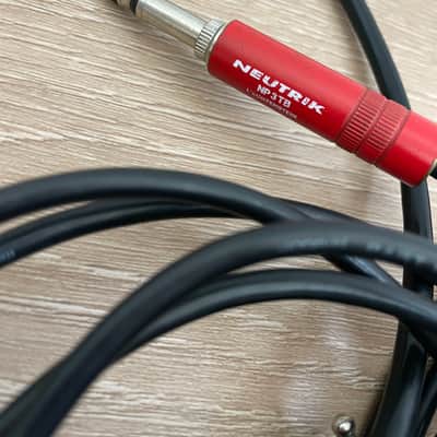 Neutrik NP3TB patch cables Military/Long Frame 1/4" TRS balanced image 2
