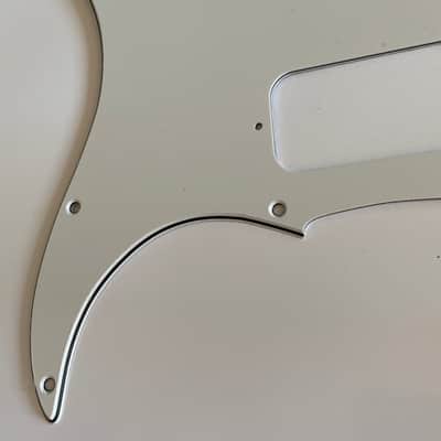 New 3 Ply White Fits Fender Double Fat HH Stratocaster Humbucker Guitar Pickguard image 5