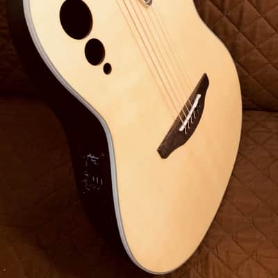 Ovation AE44-4S Applause Elite Mid-Depth Spruce Top Mahogany Neck 6-String Acoustic-Electric Guitar image 14
