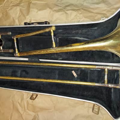 Martin Galaxy Brass Tenor Trombone, USA, Good if Repaired image 2