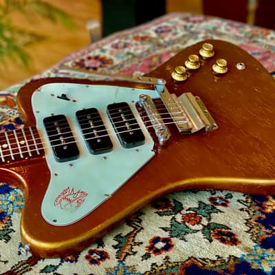1966 Gibson Firebird III Sparkling Burgundy Metallic Non-Reverse image 6