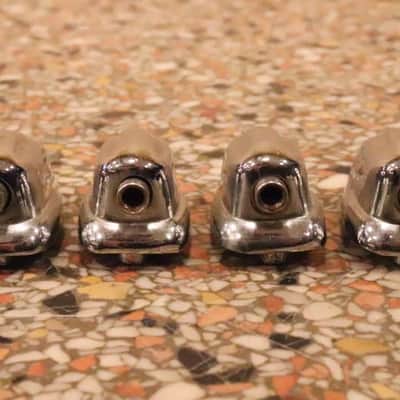 Slingerland Chrome Sound King Small Drum Lugs 4pk Vintage 1970's 1.5" image 4