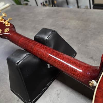 Gibson J-45 Custom 1 of 40 Quilt Bubinga USA Custom Shop J45 Quilted Figured Limited Edition Honeyburst Acoustic Guitar LR Baggs image 8