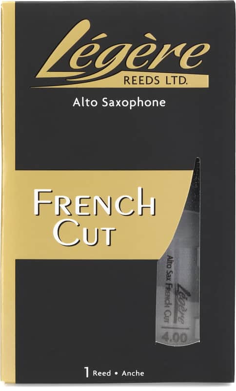 Legere French Cut Alto Saxophone Reed - 4.0 (2-pack) Bundle image 1