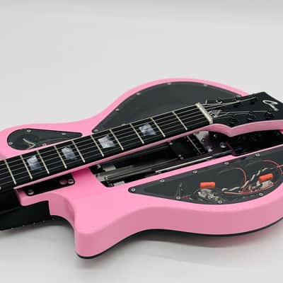 Ciari Travel Guitars Steve Stevens Premier Signature "Josie" 2026 Pink with Free Backpack! image 12