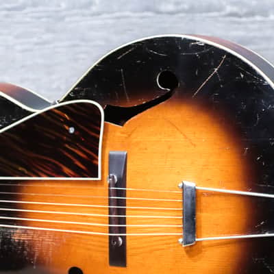 Kalamazoo (by Gibson) KG-31 Sunburst Archtop Hollow Body Acoustic Guitar w/Case image 4