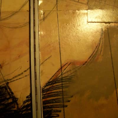 Drew Walker 1967 John Lennon Multi media collage 43"x48" 1 of 1 image 4