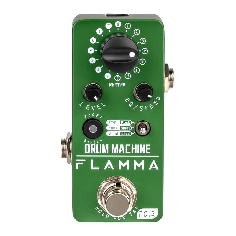 Flamma FC12 Drum machine Effects Pedal 48 Grooves Fill Function Tap Tempo Function Dual EQ Presets,price include the import duty for US buyer image 1