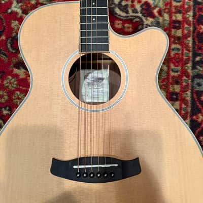 Tanglewood DBT-SFCE-BW Discovery Open Pore Super Folk with Electronics 2010 - 2015 - Black Walnut image 3