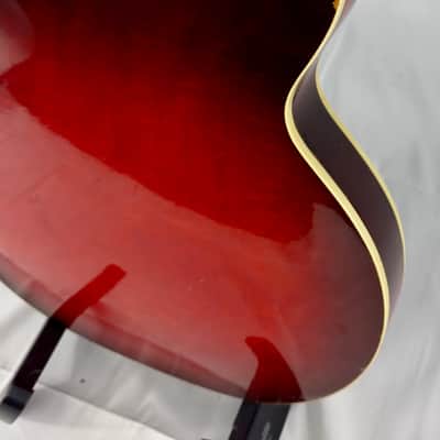 Harmony H-78 Hollow Body Electric Guitar Body  1964 Red Burst image 16