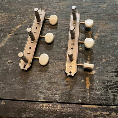 Kluson Vintage tuners with new white buttons  1953-1956 - NI image 2