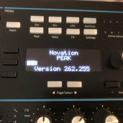 Novation Peak 8-Voice Desktop Synthesizer 2017 - Present - Black image 2