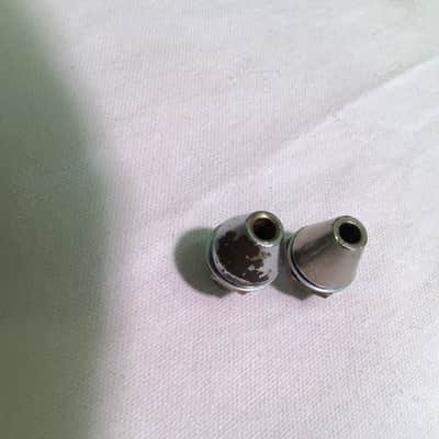 Ludwig Partial Baseball Bat Muffler parts TWO ….1950s-1960s - Chrome image 6