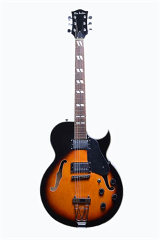 Glen Burton Chicago" Hollowbody Electric Guitar GE775-CHIC-TS 2020 Tobacco Sunburst image 1