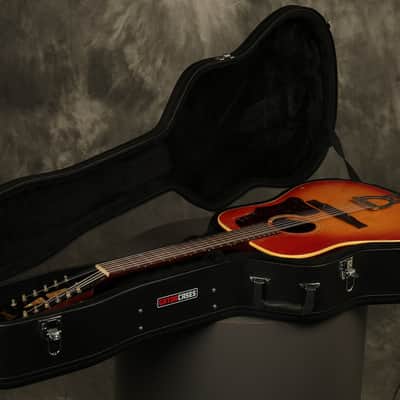 1966 Gibson B-45-12 string Dreadnought flattop acoustic Cherry Sunburst image 25