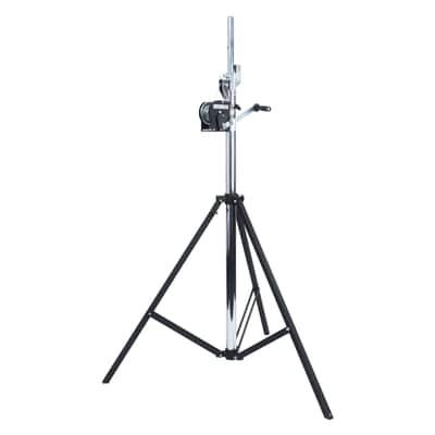 lightmaXX LS-4000 PRO WIND-UP STAND 4m, TV-spigot, TÜV/GS, 85kg - Crank Stand image 1