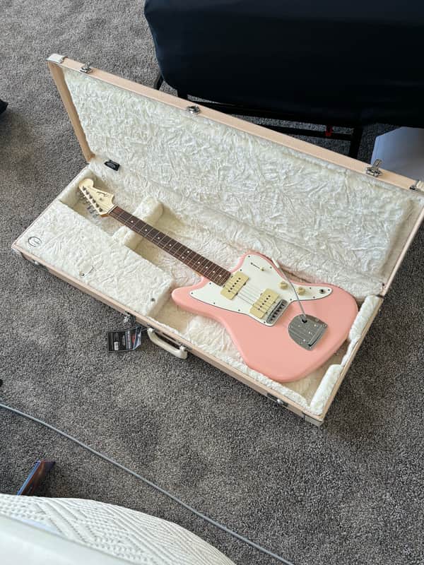 Fender 75th Anniversary CME Exclusive Player Jazzmaster 2021 - Shell Pink / White Headstock image 1