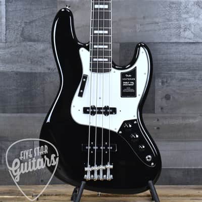 Mint Fender Vintera III Early 70s Jazz Bass - Black with Gigbag image 15