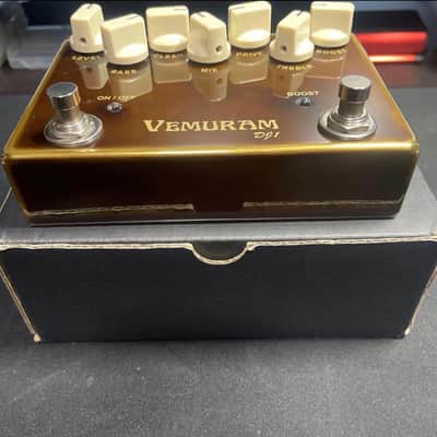 Vemuram DJ1 Darryl Jones Signature Overdrive/Distortion 2010s - Black image 3