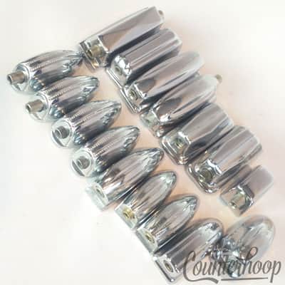 *Pearl Snare/Tom/Floor/Bass Drum Lugs Parts Lot Chrome Vintage 60s-70s Hardware* image 2