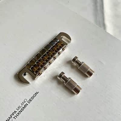 Paul Reed Smith PRS Adjustable Stoptail Tailpiece Bridge Chrome Brass image 1