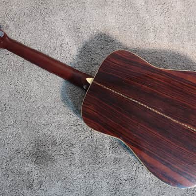 Vintage 1970s El Degas 12 String Acoustic Guitar Low Action Plays Nice MIJ Dreadnought Clone image 6